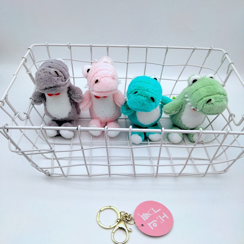 新款恐龙挂件书包公仔钥匙扣配饰可爱霸王龙毛绒玩具挂件玩偶配件