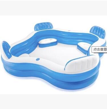 INTEX56475靠背座位家庭水池 戏水池