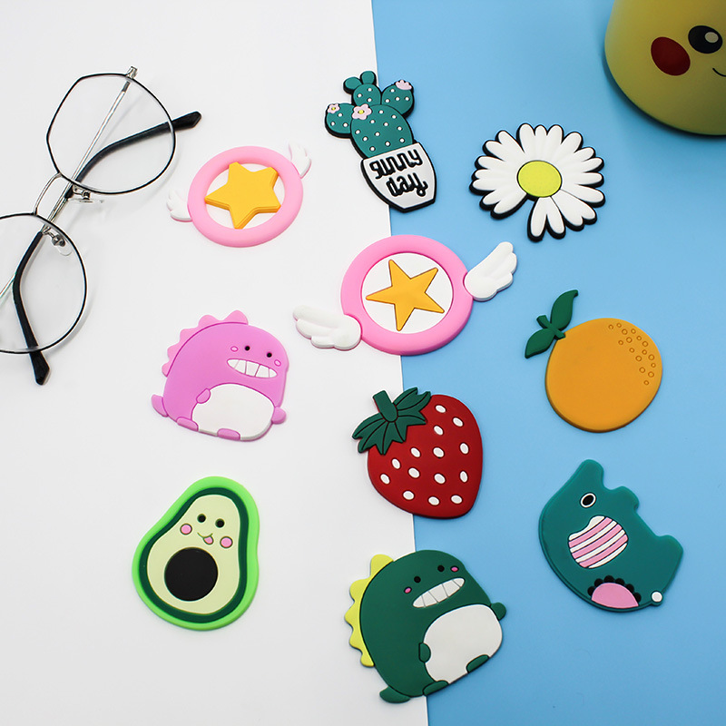 加工订制卡通水果冰箱贴早教贴 PVC软胶广告LOGO动物贴工厂批发