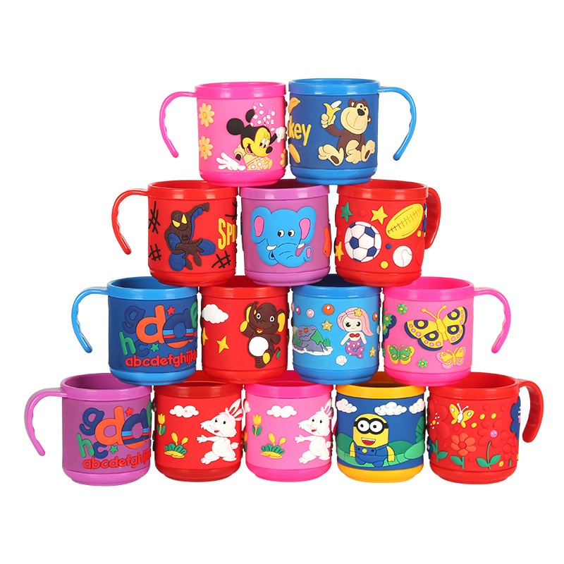 儿童直饮杯牛奶水杯家用防摔杯小学生口杯卡通杯刷牙杯幼儿园礼物