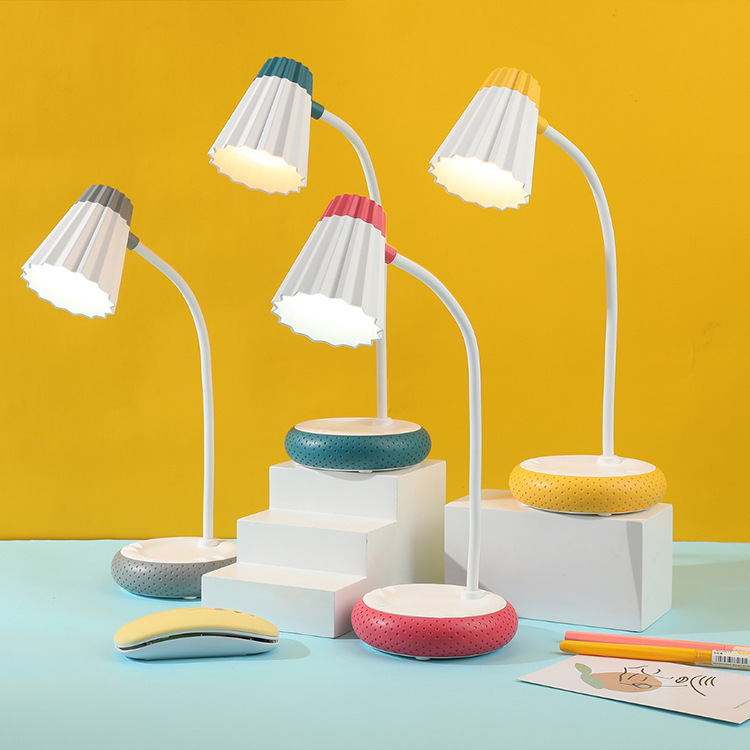 LED台灯usb充电学习护眼书桌学生阅读写字卧室宿舍床头调光插电