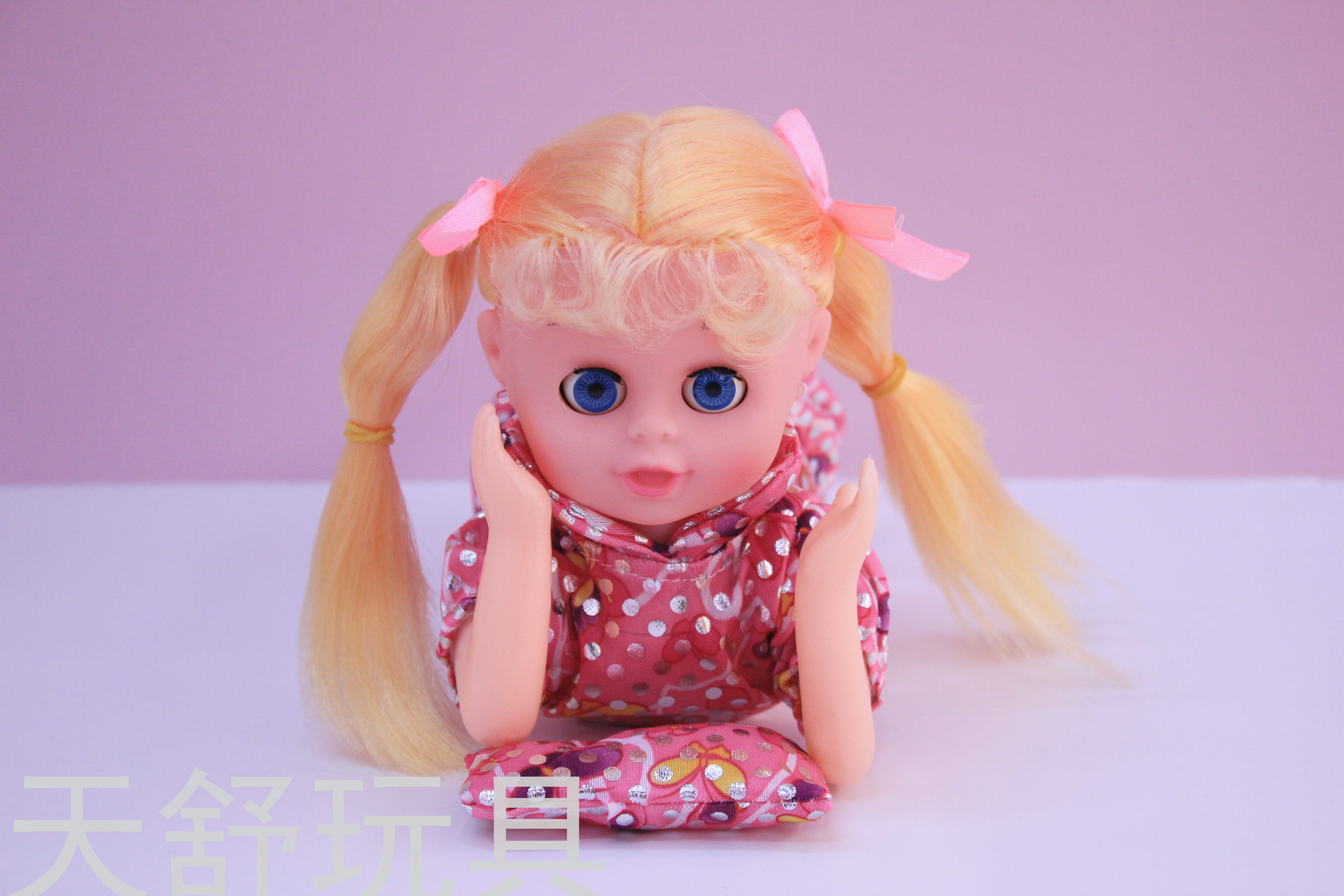 电动音乐睡娃  精致4D仿真眼娃娃 儿童礼物 培训小礼品