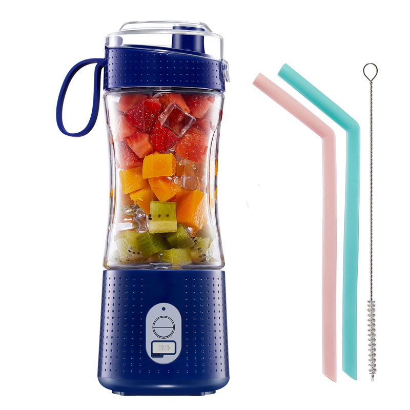 跨境亚马逊无线电动榨汁机迷你小型榨汁机充电果汁机便携式榨