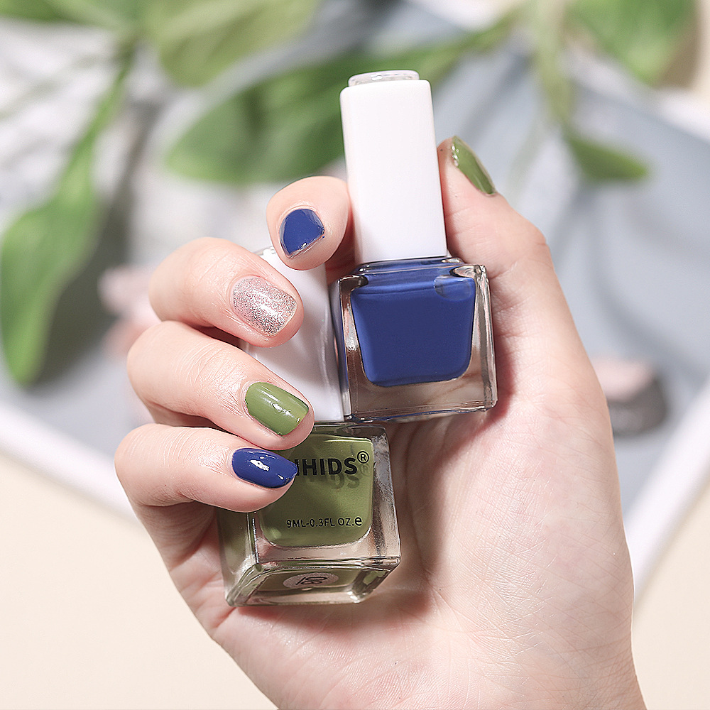 网红爆款水性指甲油免烤快干持久可剥不掉色指甲油批发22色任选