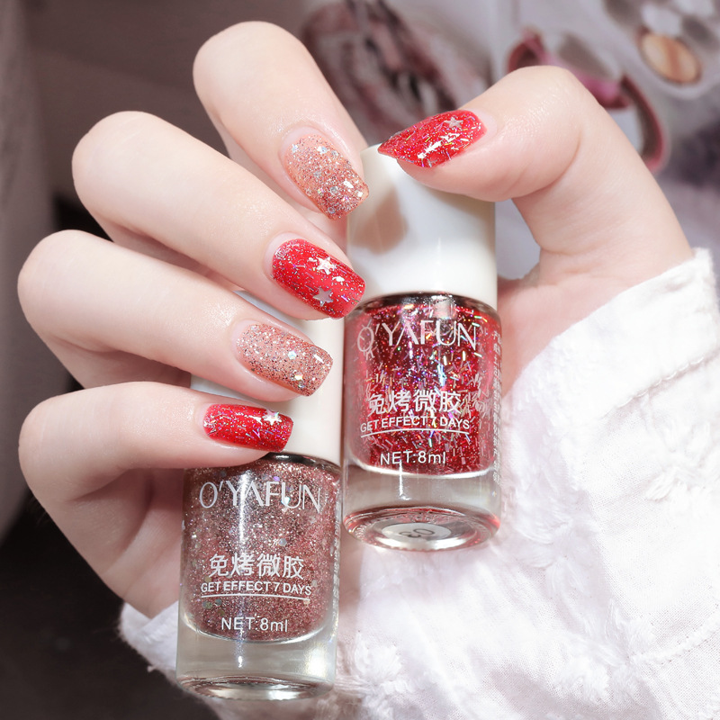 免烤水性指甲油 春夏款可剥可撕拉无毒无味学生儿童甲油批发