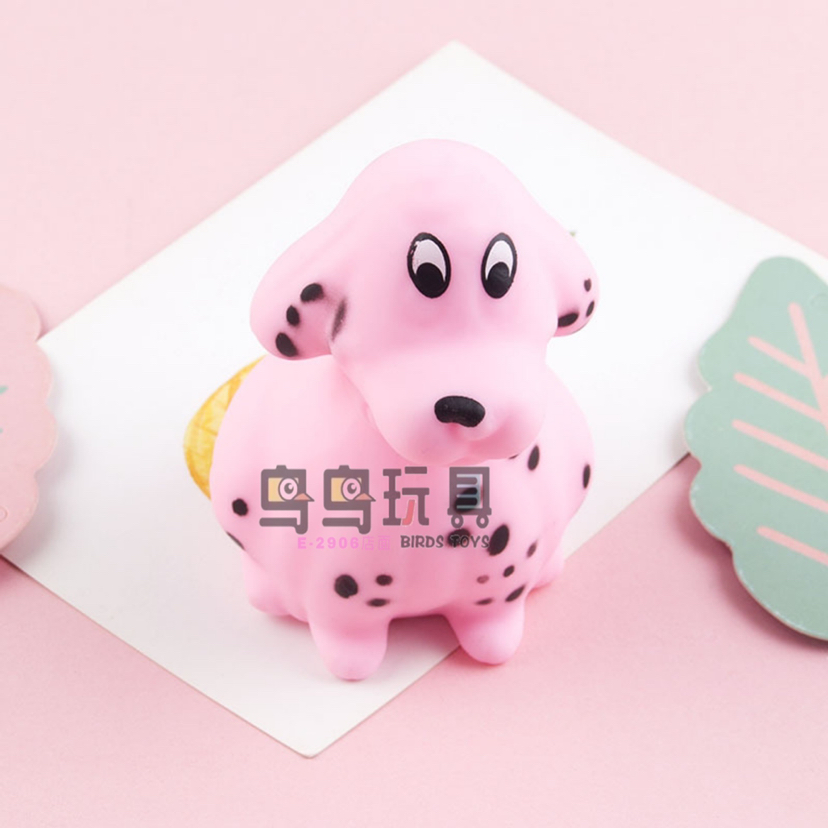 厂家直销卡通动物新款豆腐面粉狗挤压捏捏发泄斑点狗儿童玩具批发