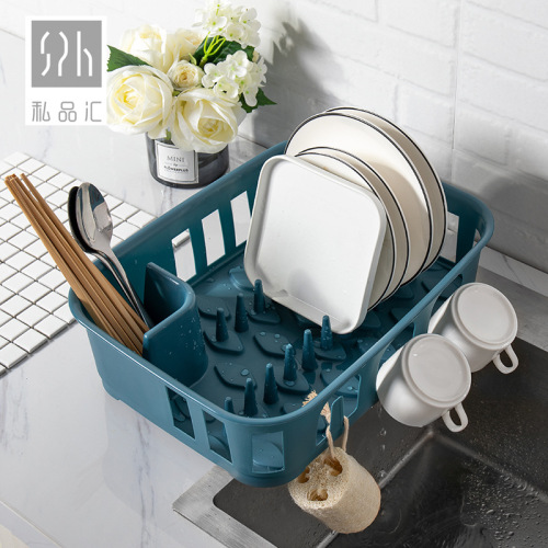 Yimei Plastic Bowl Drain Stand Creative Multi-Functional Kitchen Tableware Rack Plate Rack Dish Draining Rack
