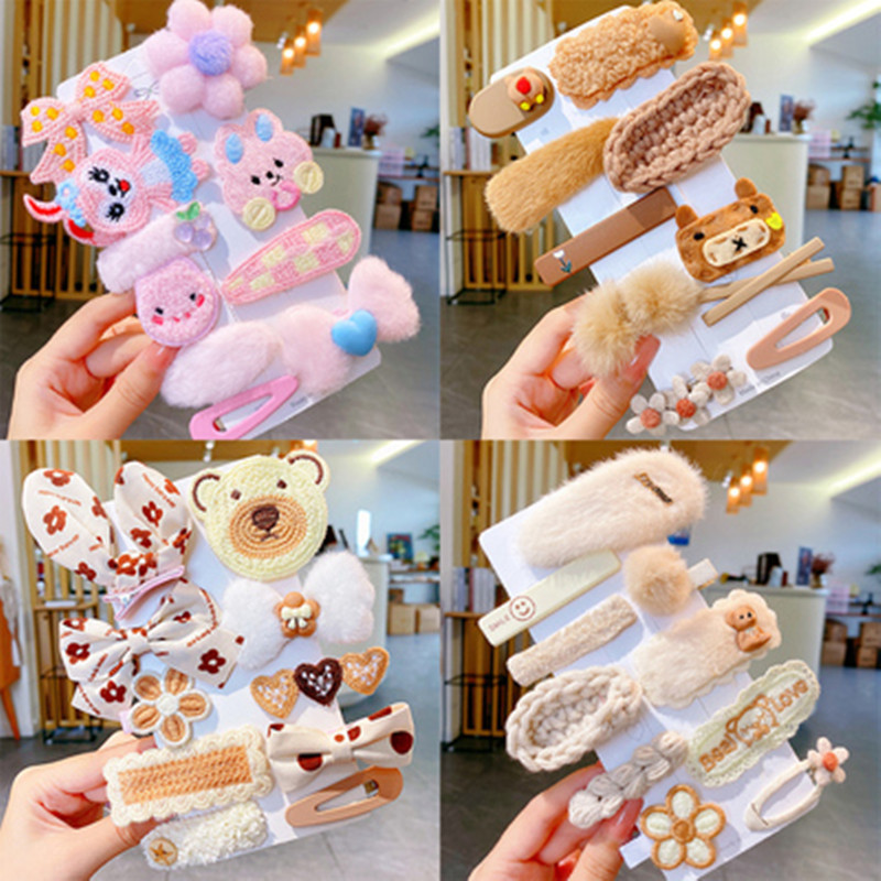 秋冬可爱网红发夹韩国儿童女童宝宝公主女孩发饰发卡头饰碎发夹子