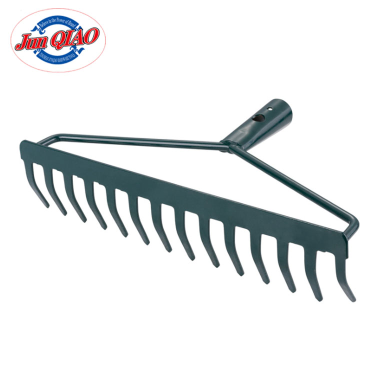 非洲赤道几内亚刚果布刚果金扭齿耙子焊接连体铁耙子松土耙园林耙