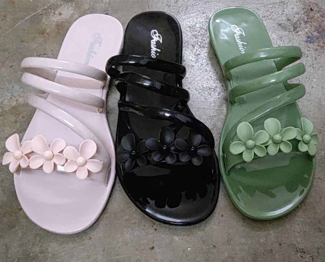 拖鞋女夏家居室内外穿时尚韩版山茶花网红女士拖鞋防滑耐磨凉拖鞋