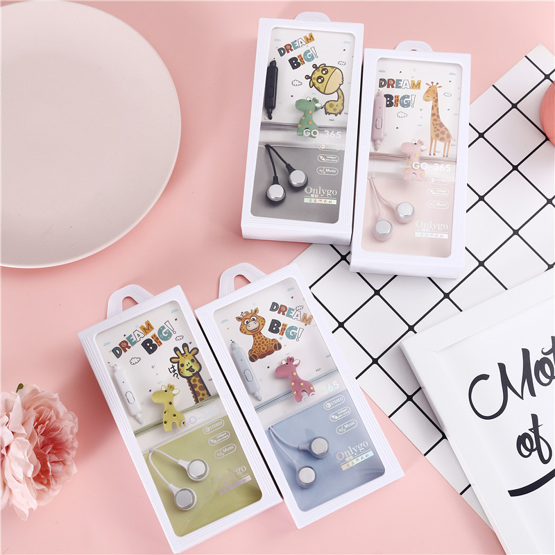 新款卡通面条线入耳式耳机跨境外贸货源学生随身便捷耳机MP3耳机