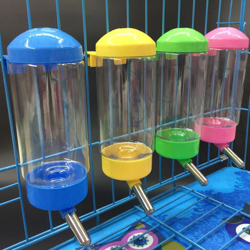 跨境直供挂式宠物用品亚马逊水壶猫狗喝水自动出水滚珠简易饮水器