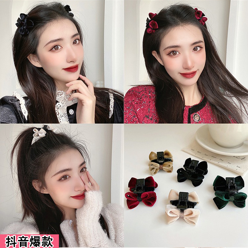 2021年新款小抓夹高颅顶显脸小新年侧边刘海发卡韩国网红小号发夹