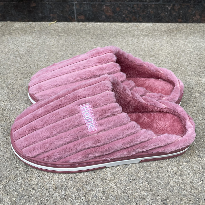 冬天可爱棉拖鞋女毛毛拖鞋女棉鞋居家牛筋底包头秋冬季天保暖大码