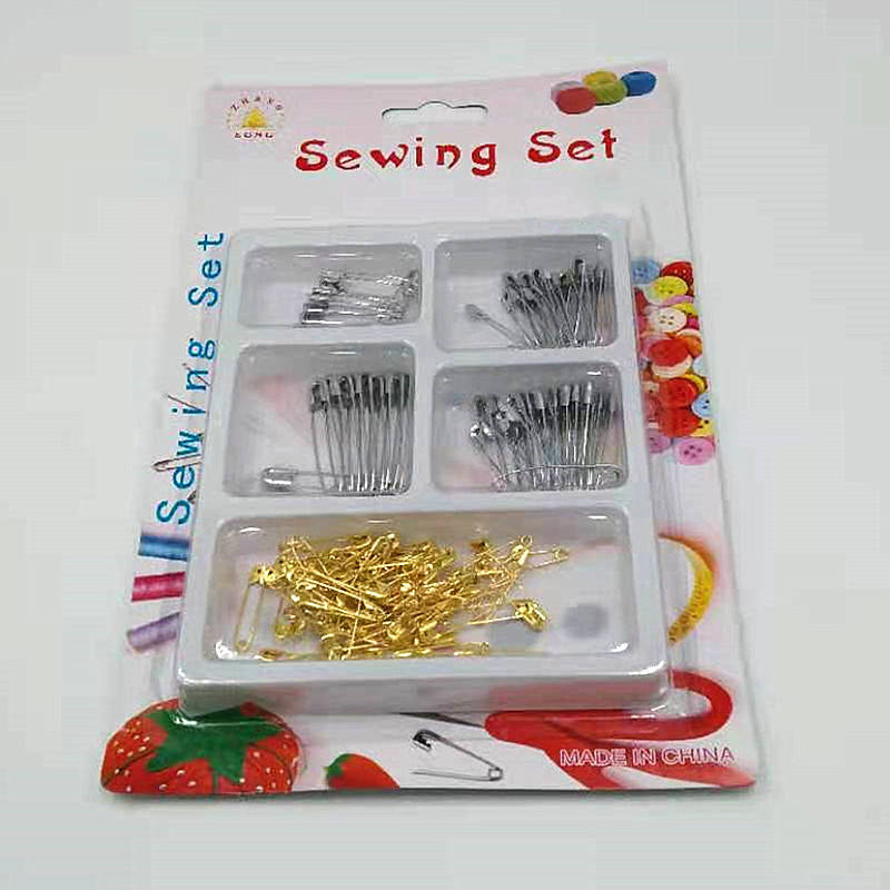 卡装金色保险别针黄色银色大小号安全000微型隐形 服装吊牌辅料