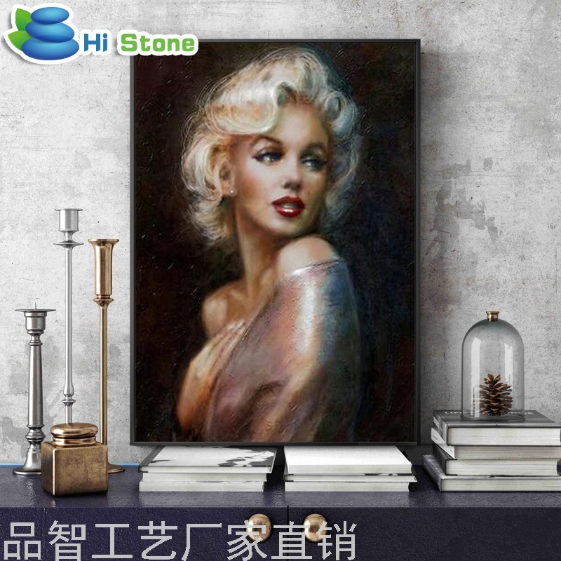 5d钻石画客厅玛丽莲梦露欧美名人家居装饰画餐厅挂画贴钻
