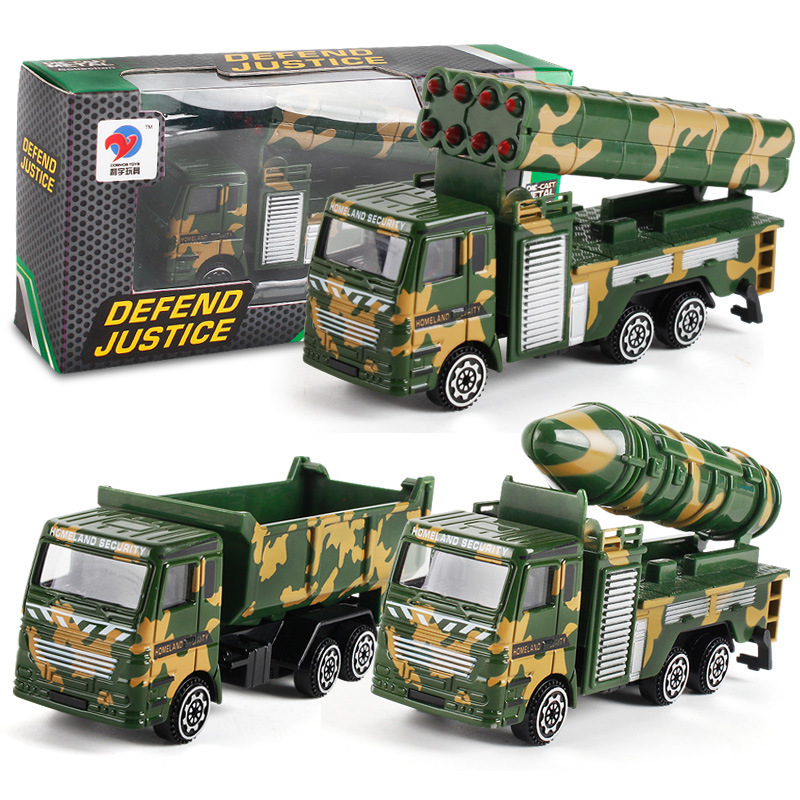 合金小汽车消防车搅拌车挖土机挖掘机男孩工程车儿童玩具套装