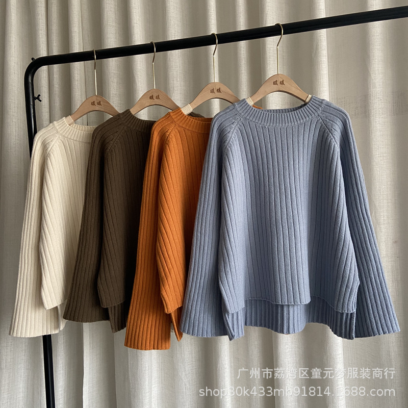 2021秋冬外贸毛衣女库存尾单杂款女装宽松针织衫地摊直播货源批发