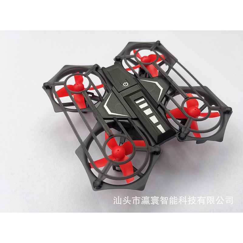 2021新款儿童感应飞机耐摔航拍四轴飞行器避障无人机口袋玩具厂家