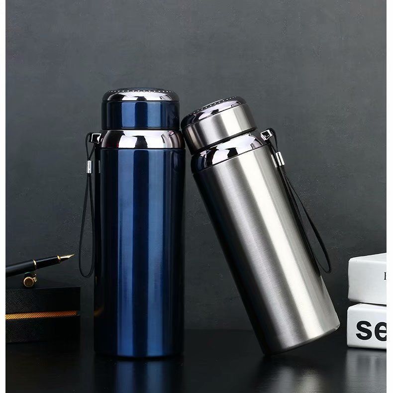 316不锈钢保温杯便携水杯大容量600-1000ml泡茶杯子车载过滤 水壶