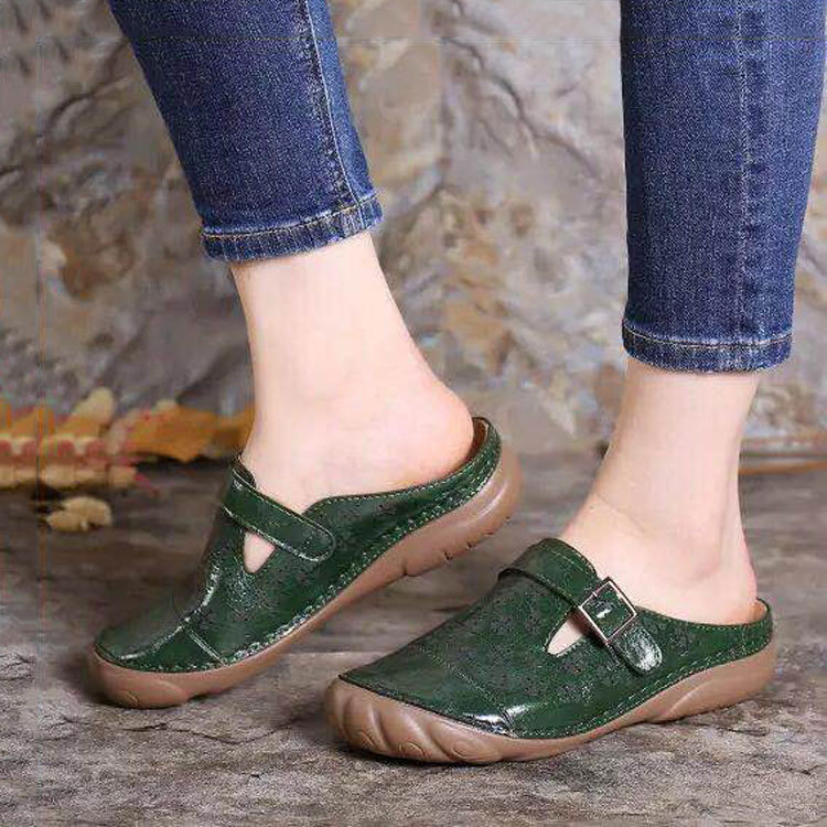 速卖通亚马逊女拖鞋欧美大码包头半托女鞋跨境外贸凉拖女