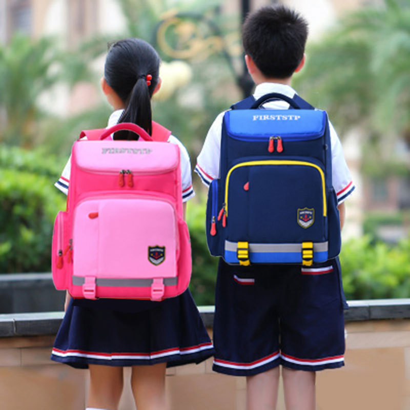小学生书包定制LOGO男女 孩儿童轻便1-3-5-6年级培训辅导班双肩包