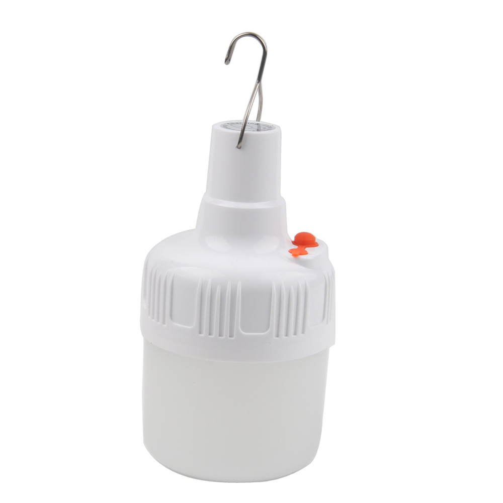 应急球泡灯LED强光 野外露营夜市地摊挂钩太阳能充电应急灯泡厂家