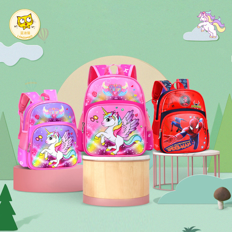 新款厂家幼儿园书包批发可爱儿童书包小学生书包双肩背包