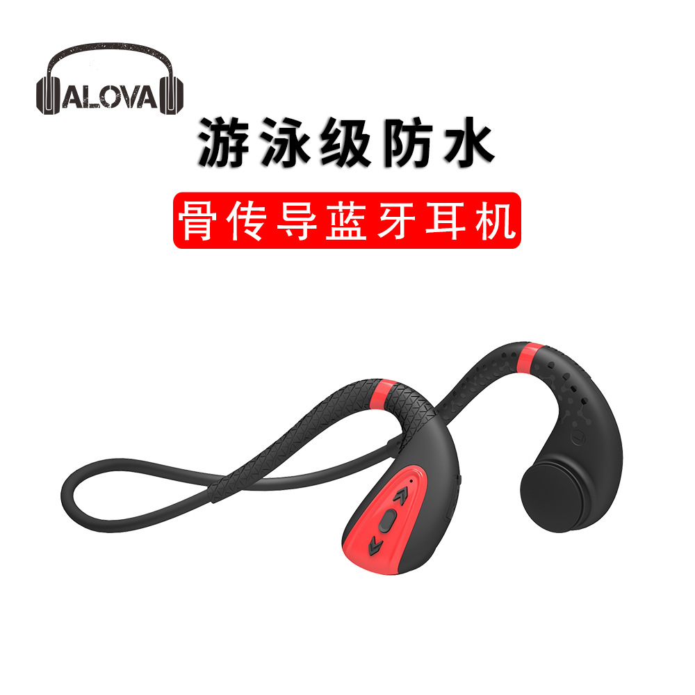 骨传导蓝牙耳机IPX8游泳运动耳机无线立体声耳机8G
