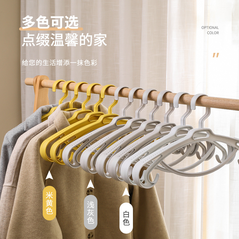 新款成人加厚塑料衣架 宽肩防滑外套衣服挂架 西装大衣裤架