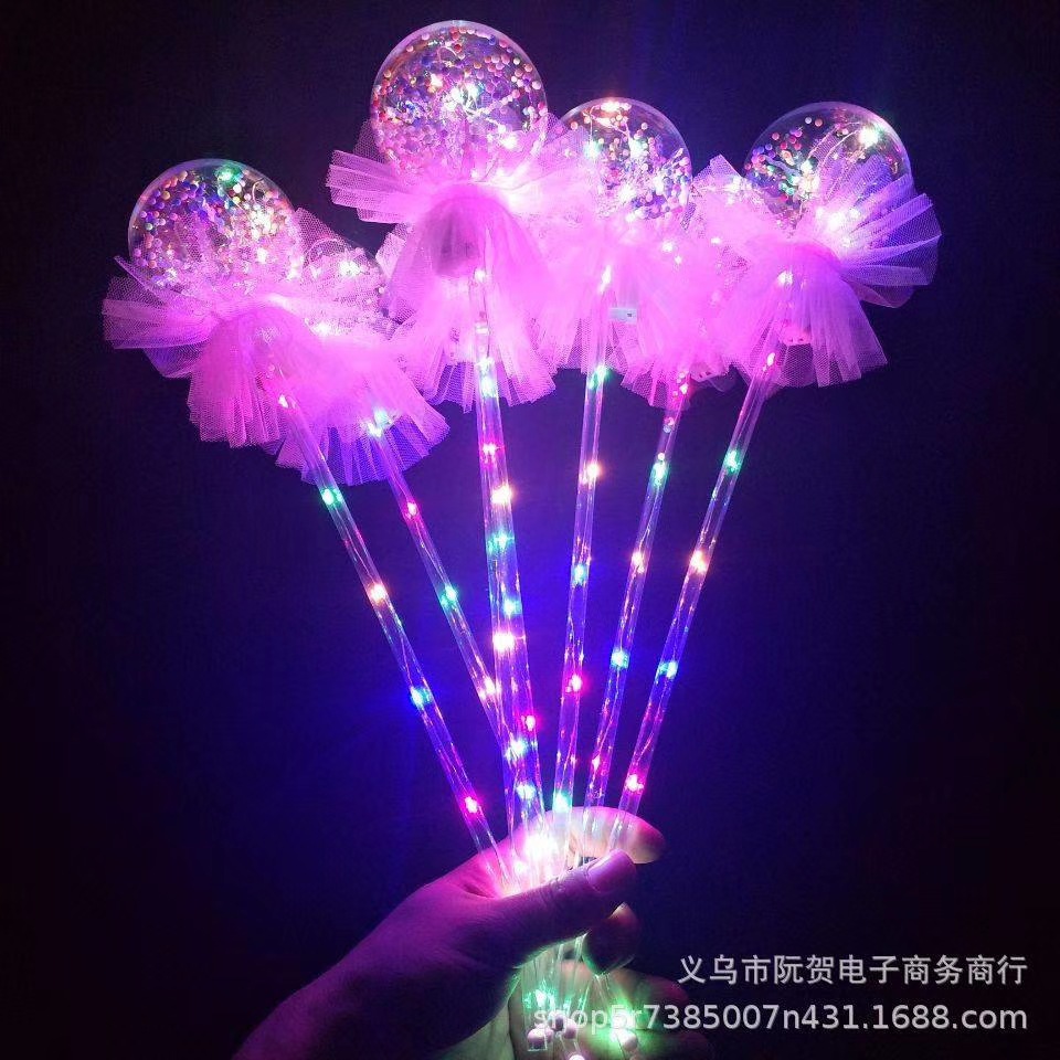发光波波球魔法棒高亮14灯波波球闪光棒玩具地摊货源厂家批发