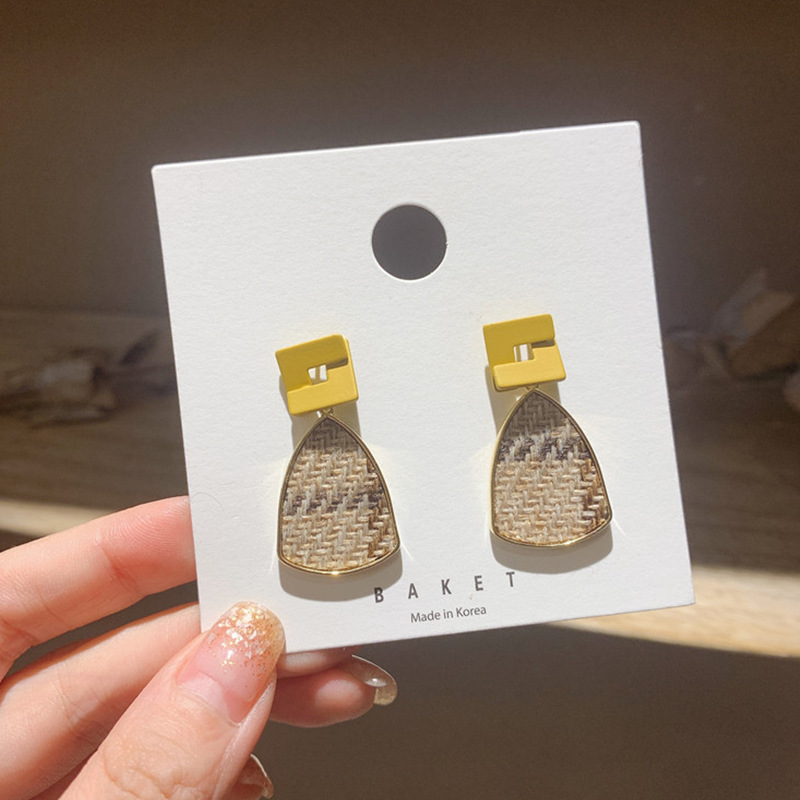 港风复古耳环女气质冬季款耳饰设计感高级耳饰时尚大气耳钉