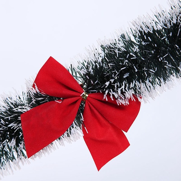 厂家直销  圣诞装饰品 婚庆节日用品 毛条 茜草 圣诞彩条 Tinsel