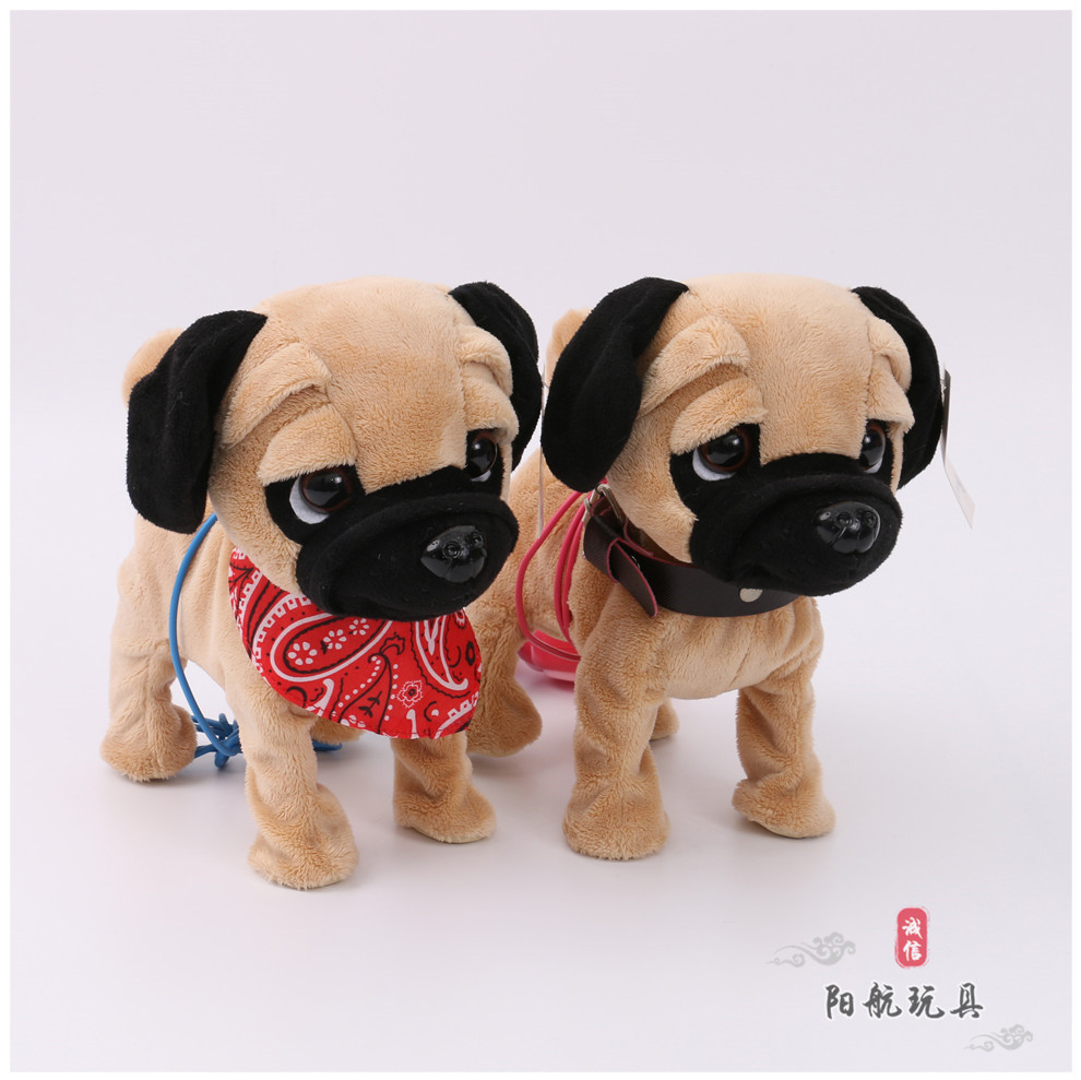 多功能电动毛绒欢乐狗狗儿童电子宠物玩具仿真电动玩具生日礼物