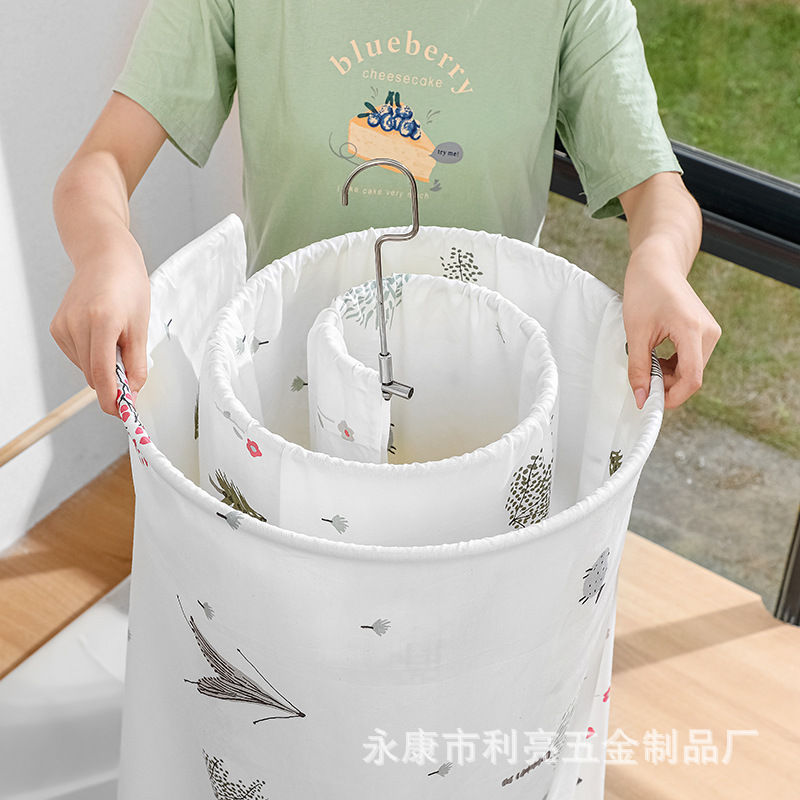 空心实心晒床单晾被子圆形螺旋衣架被单阳台可螺旋式厂家直销批发