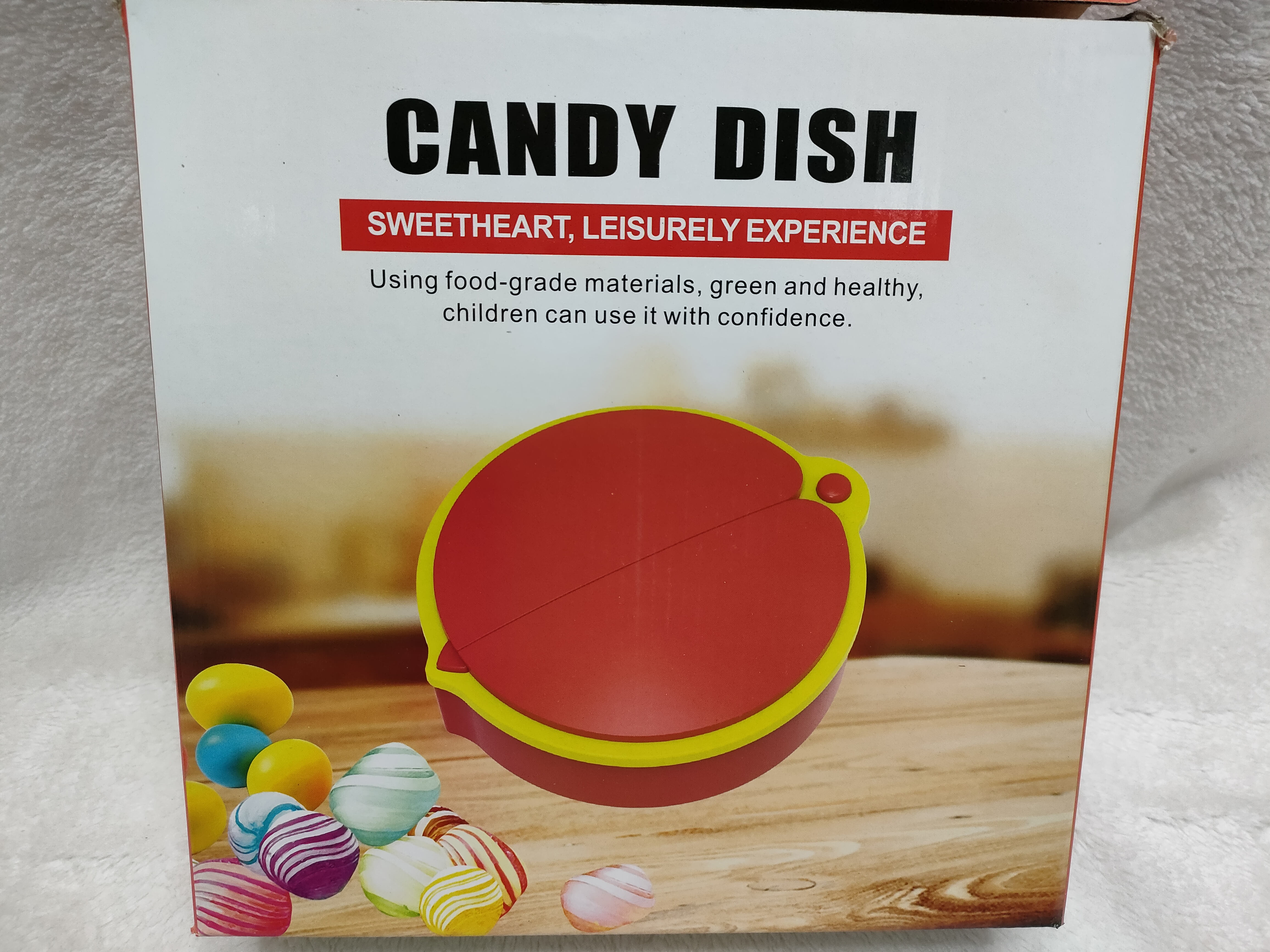 甲壳虫创意果盘按压开关家用带盖分格果盘