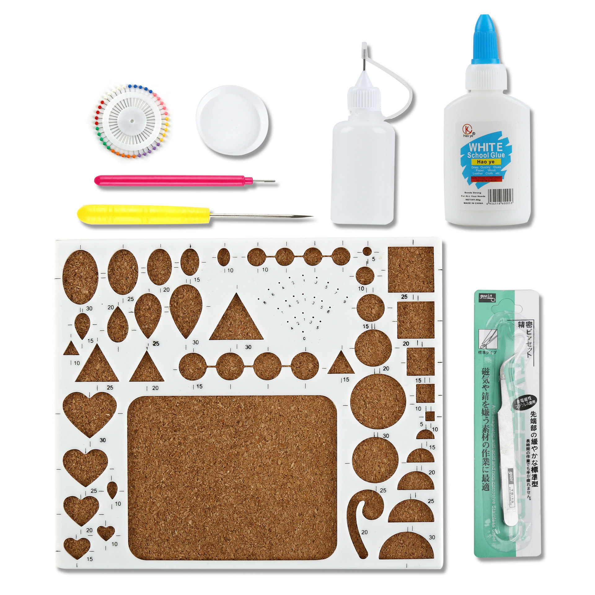 衍纸工具套装，衍纸工具材料包衍纸模板套装