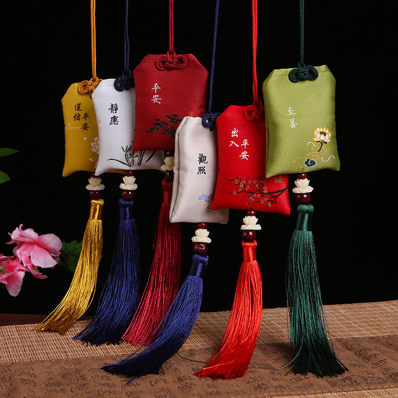 2022年新款爆款热卖款香包香囊汽车挂件祈福袋空袋