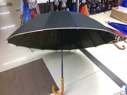 65cm 16-bone automatic edge umbrella reinforcement wind-resistant custom advertising umbrella factory wholesale at a low price