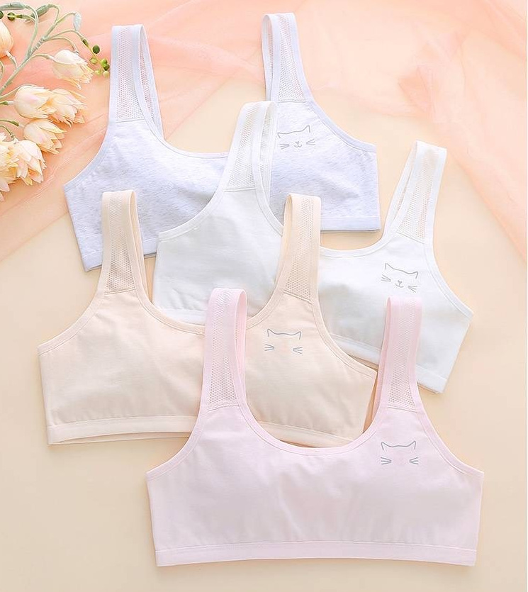 发育期运动小背心初中高中女孩大童学生薄款少女内衣文胸