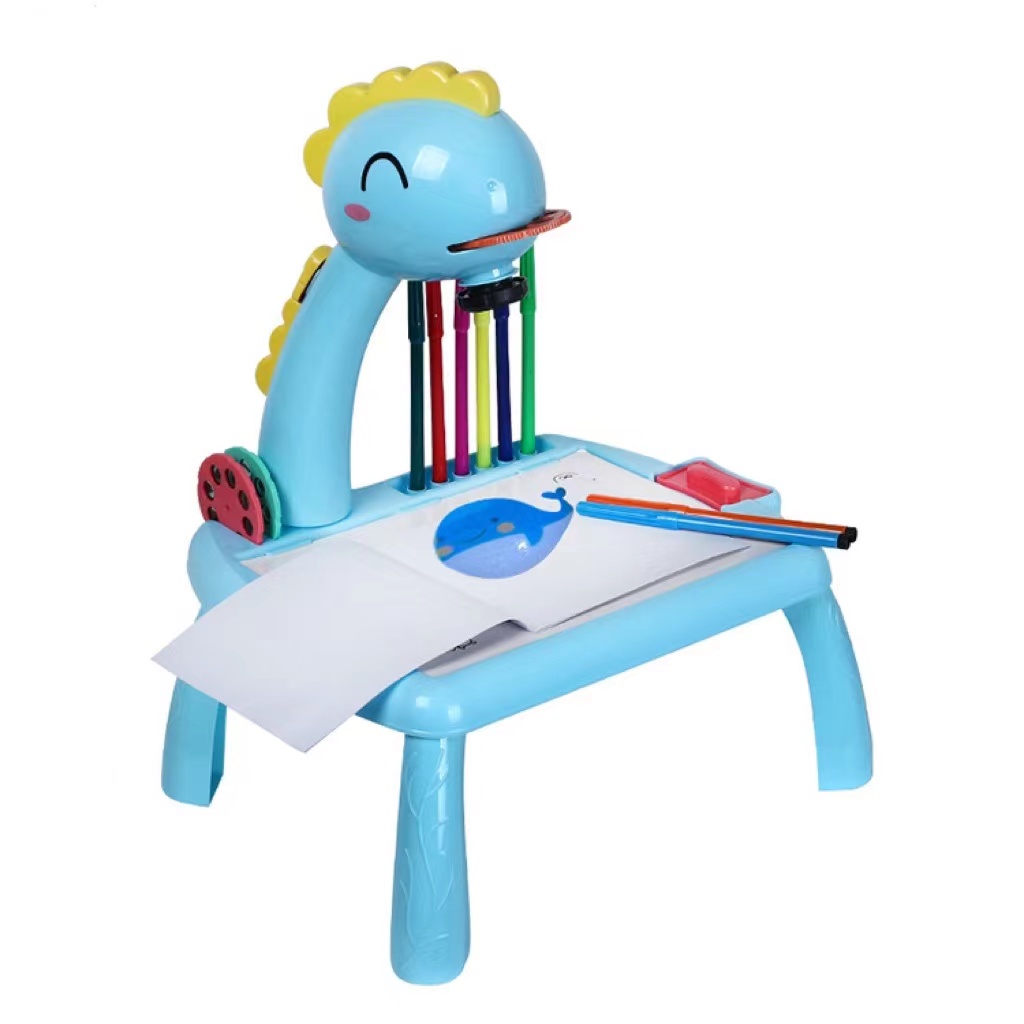 投影画板幼儿童家用益智早教写字板可擦宝宝画画涂鸦玩具男孩女孩