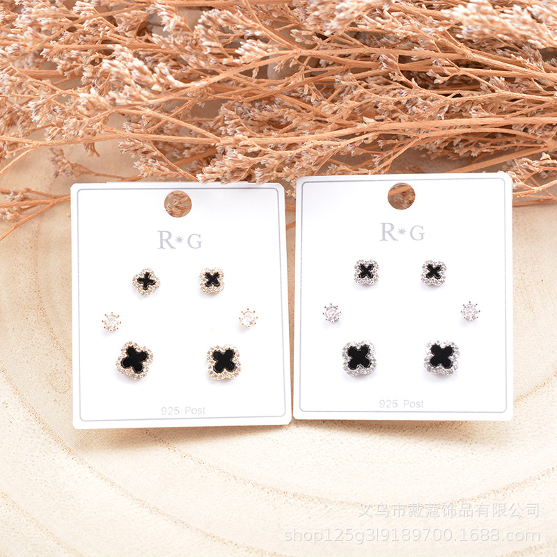 2021年新款s925银针耳钉女简约气质高级感防过敏保色耳环耳饰批发