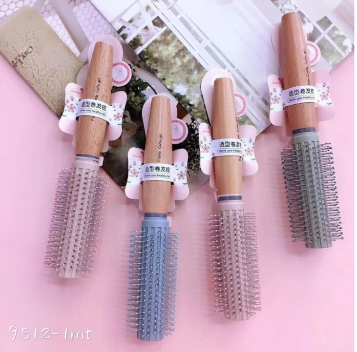 木柄美发卷发造型梳子外贸专供