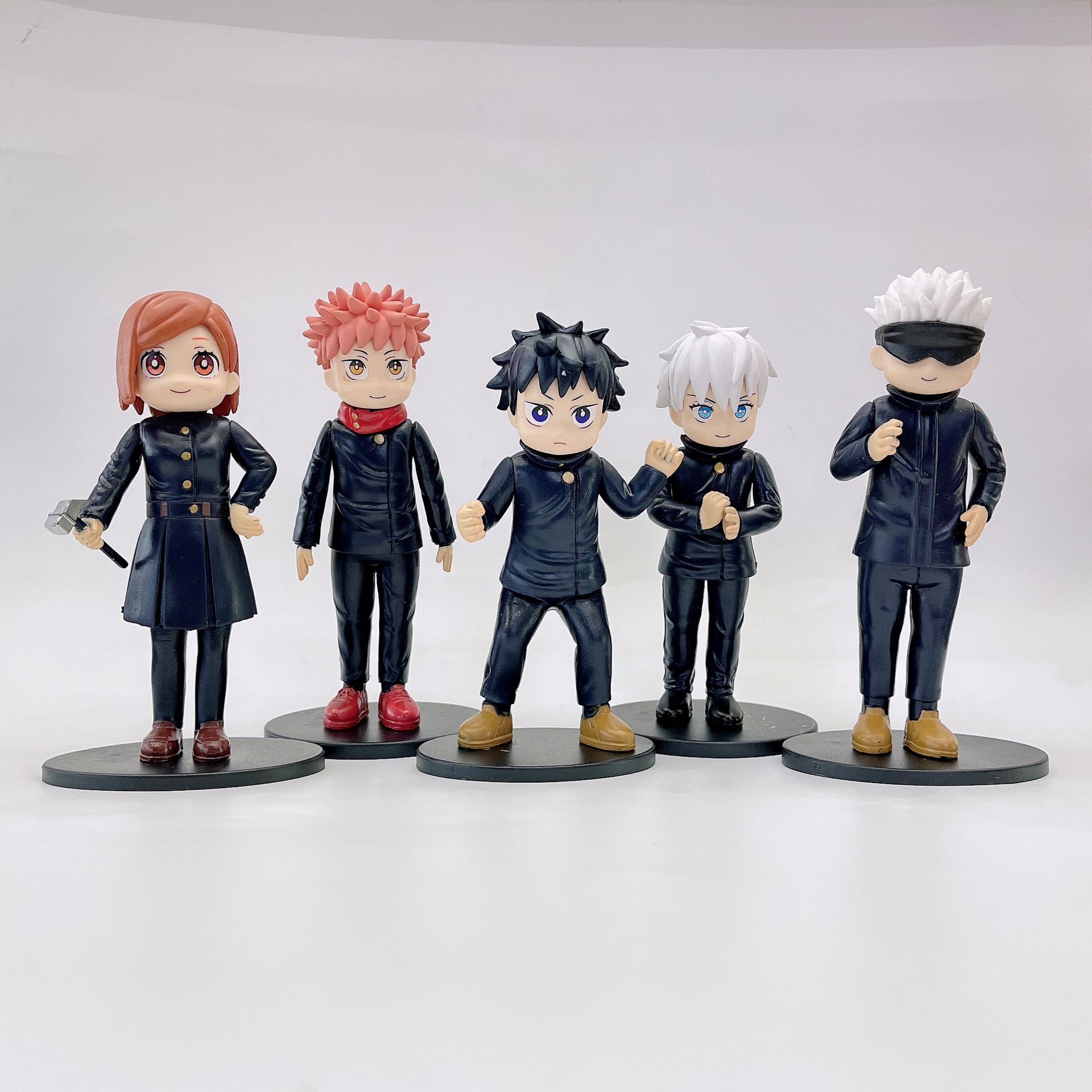 5款大号咒术回战手办摆件 五条悟 虎杖悠仁 两面宿傩车载摆件公仔