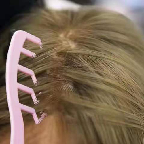 ju yiyi‘s same style z-shaped hair sewing hair sewing modeling hair comb bangs shaping hair root fluffy hair combing artifact