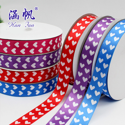 Thermal Transfer Printing ribbon Customization Various Patterns Ribbon Polyester Belt Printing Gift Packaging Tape 