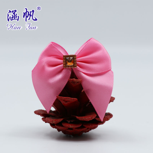 spot wholesale color handmade diamond bow wedding dress gift box ribbon hair accessories decorative accessories customized