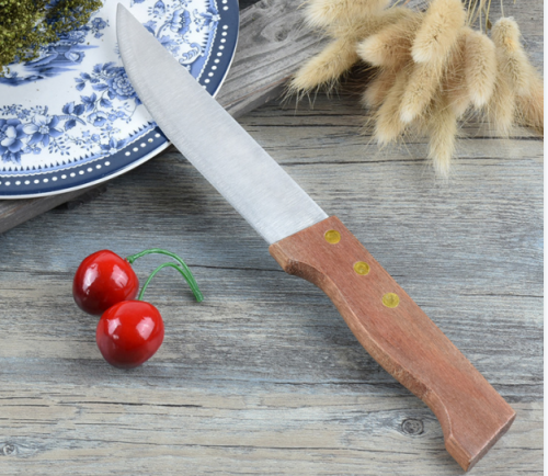 Wooden Handle Fruit Knife 6.7.8.9-Inch Yangjiang Source Factory Wholesale Place