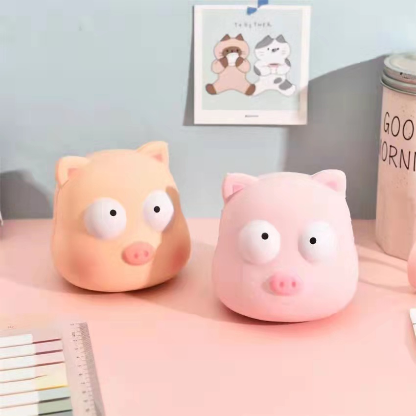 工厂定制款PU慢回弹解压发泄玩具自结皮仿真摆件动物可爱造型公仔