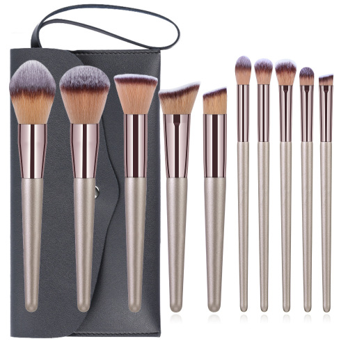 manufacturers supply 10 makeup brushes champagne gold small grape makeup makeup brushes eye shadow brush beauty tools